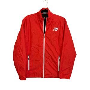 New Balance Windbreaker Jacket Men S Women M Red Hiking Trails Sport Outdoor NWT